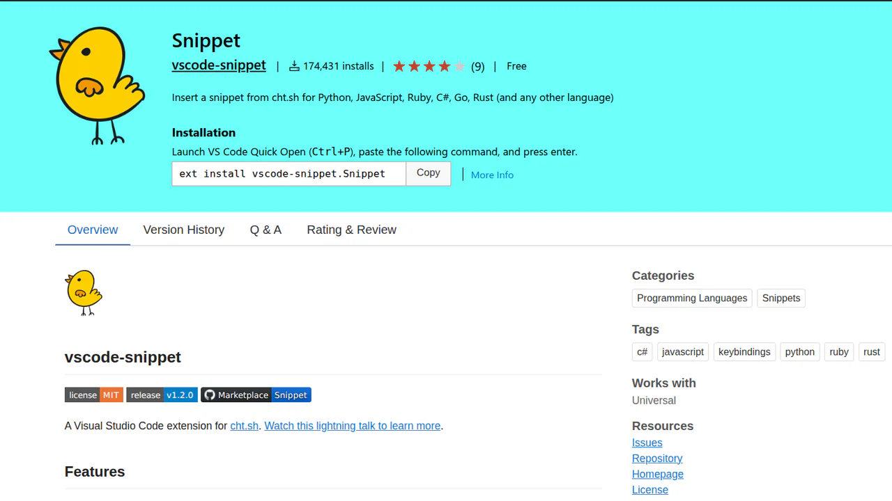 Open-Source VS Code Extension | 174K+ Installs | TypeScript